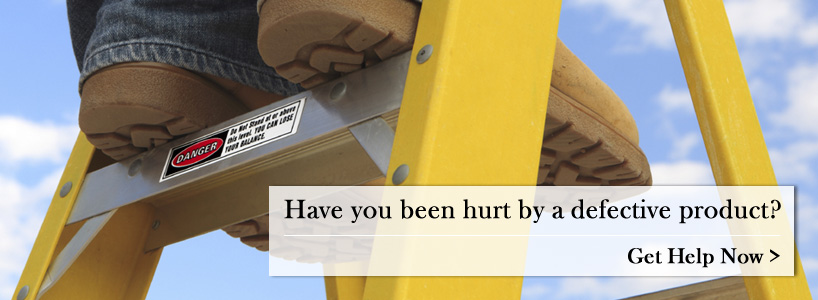 Hurt by a defective product